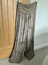 Ladies  Brown Harem Pants size L