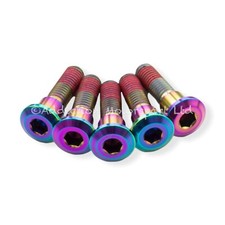 5x Rainbow Titanium Rear Disc