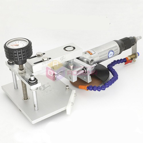 Pneumatic glass deburring - glass,
