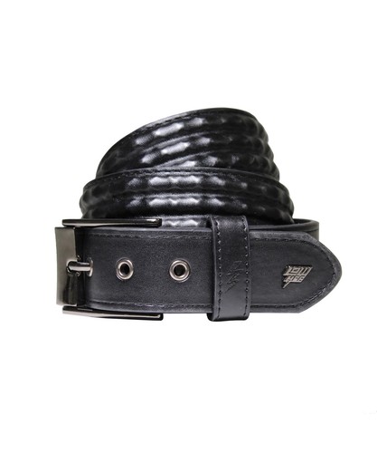 Cover studded leather belt - up,