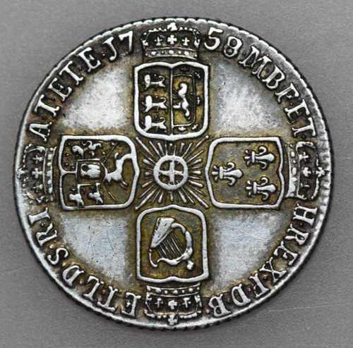 Scarce 1758 george - 1758/7,