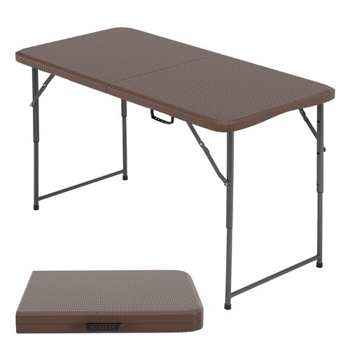 4ft folding table half - 4ft,