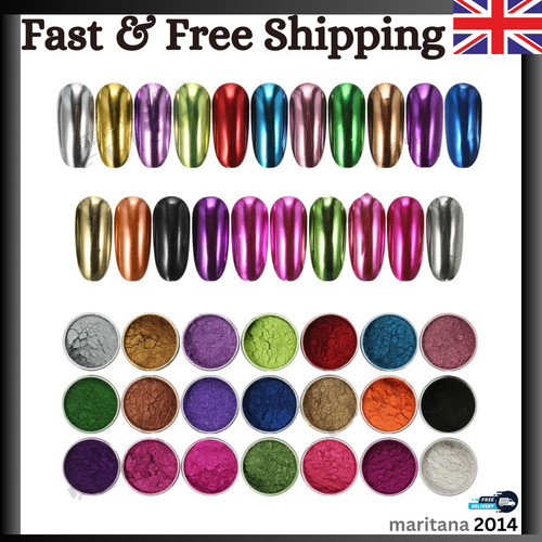 Mirror chrome nail powder - nail,