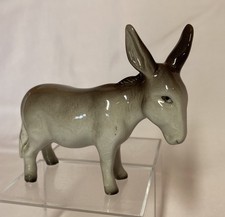 Vintage Ceramic Grey Donkey