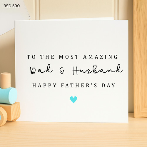 Father day card husband dad - father's,
