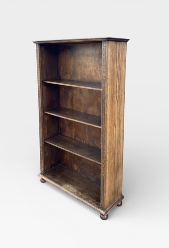 Oak open bookcase - ,