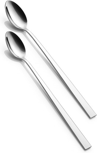 Long handled teaspoons - long,