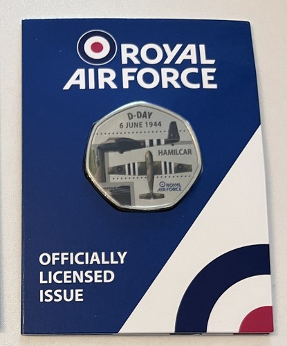 Royal air force 50p shape - royal,