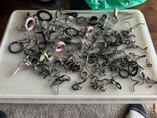 Vintage ‘job lot of 150 Fishing Rod Eyes Guides