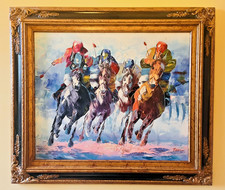 Large Original Horse Racing