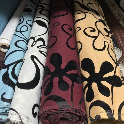 25m wholesale velvet - 25m, flocked
