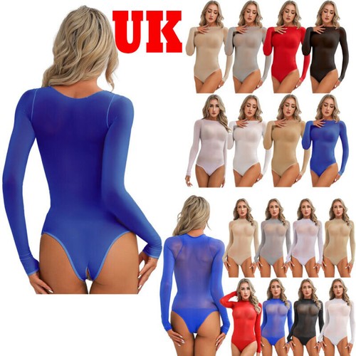 Women bodysuit sheer mesh - bodysuit,