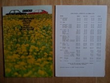 FIAT 128 RANGE orig 1973 UK