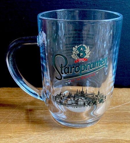 New staropramen glass pint - new,
