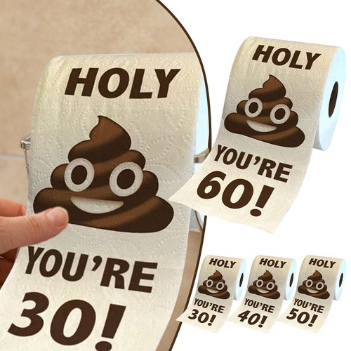 Funny toilet paper roll - toilet,