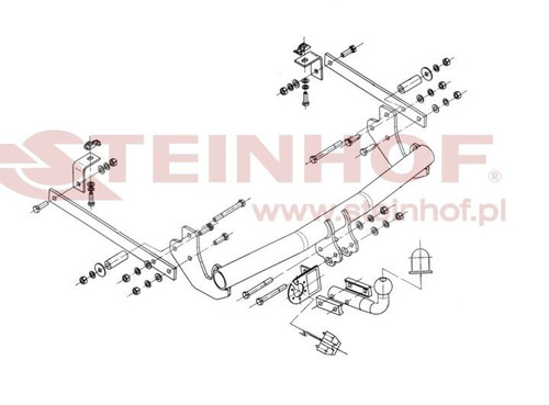 Tow bar for peugeot expert - for,