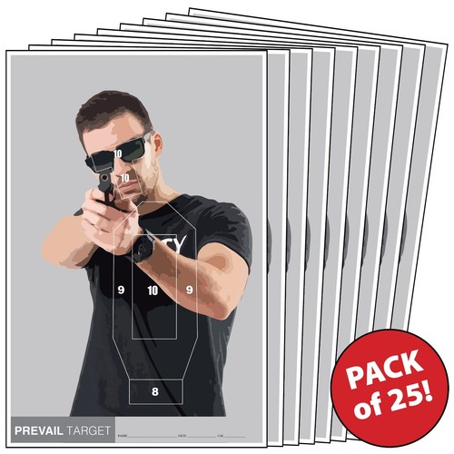 Paper shooting targets - 25,