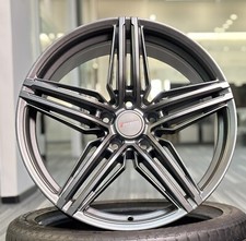18" VW Golf mk5 6 7 8 2005-2025 Velocity VC6 Matt Grey 8j Alloy Wheels X4