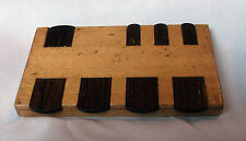 vintage wooden Whist marker