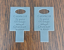 2 Pack - OO Gauge (1:76)  Back to Back Wheel Gauge Tool 14.4mm