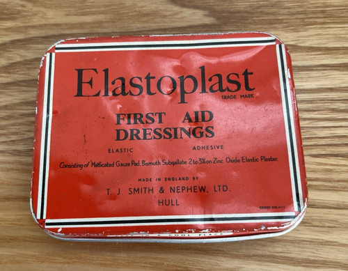 Vintage elastoplast tin - elastoplast,