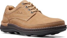 Clarks NATURE THREE Sand Nubuck Leather ACTIVE AIR shoe Men UK-8.5 G  EU-42.5 M