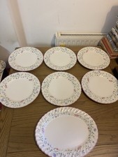 6x Johnson Brothers Vintage Summer Chintz Dinner Plates + Platter 