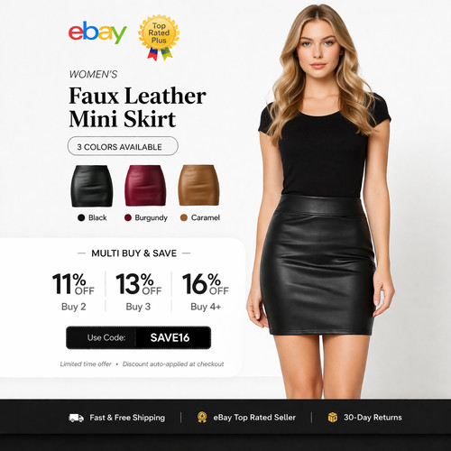 Ladies wet look - look, leather