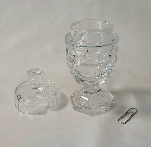 Vintage clear cut glass - vintage,
