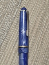 Osmiroid Blue Vintage Collectible Fountain Pen VGC Untested Made In England