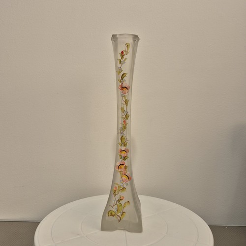 Vintage handpainted frosted - handpainted,