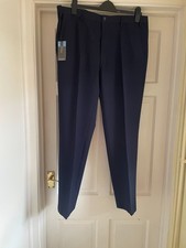 Mens M & S Navy Trousers size