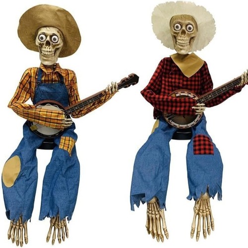 Halloween animatronics banjo - halloween,