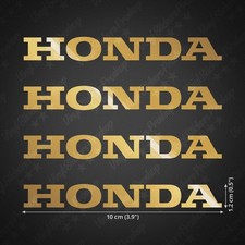 Honda stickers cm glossy - 4", 10