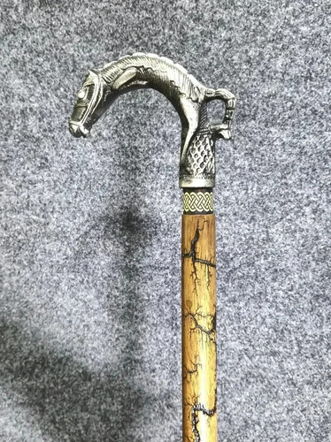 Horse head handle brass - horse,
