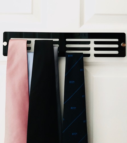 Tie rack scarf holder belt - scarf,