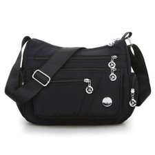 Women Ladies Multi Pocket Messenger Handbag Cross Body Bags Holiday Shoulder Bag