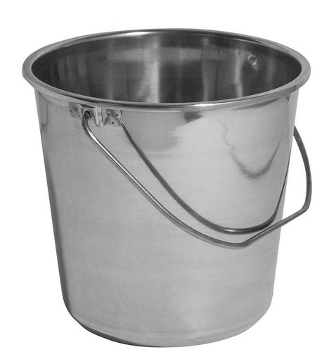 Stainless steel bucket water - stainless,