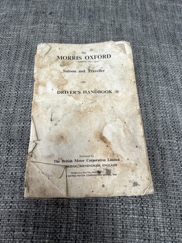 Morris oxford saloon - morris, &