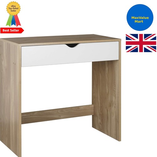 Compact wooden small desk with - small,