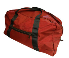 Canvas Holdall Red Heavy Duty