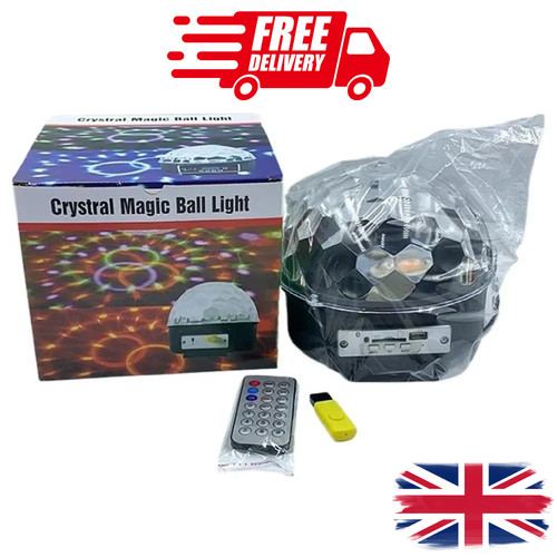Music active dmx crystal ball - music,