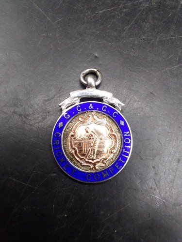 Vintage silver enamel - silver, watch