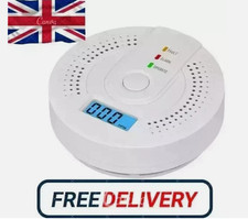Carbon Monoxide Detector Warning Alarm Sensor LED Digital Battery Powered