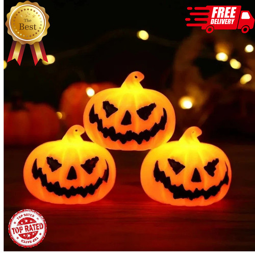 Halloween pumpkin led lantern - halloween,