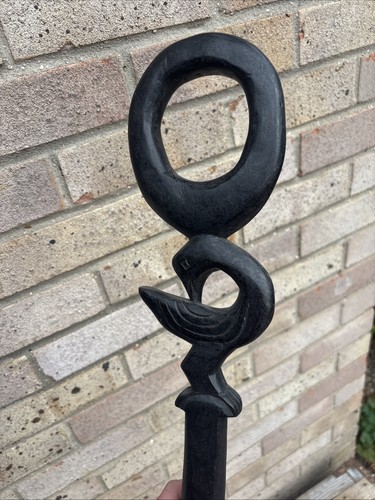 Vintage hand carved african - vintage,