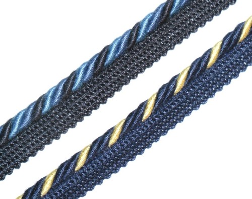 Cotton flanged binding piping - cotton, binding/piping