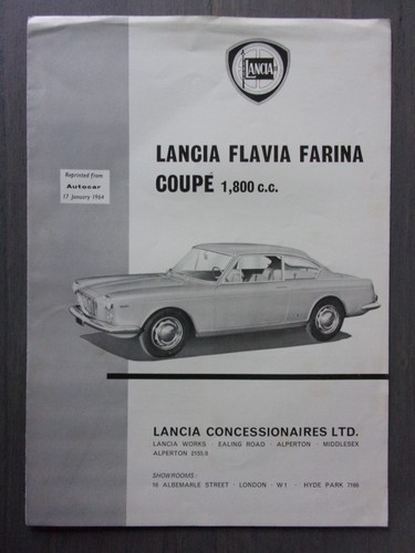 Lancia flavia farina - lancia,