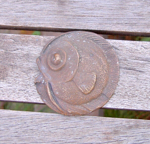 Vintage small bronze - small, fish