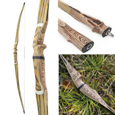 60" 62" 64" Takedown Longbow 20-50lbs Traditional Bow Wooden Archery Hunting